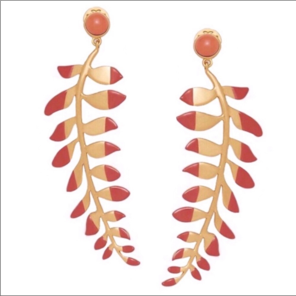 Tory Burch Fern Drop Earrings